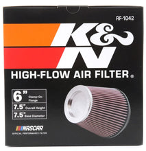 Load image into Gallery viewer, K&amp;N Round Tapered Universal Air Filter 6in Flange ID x 7.5in Base OD x 5in Top OD x 6.5in Height - Additional View 11