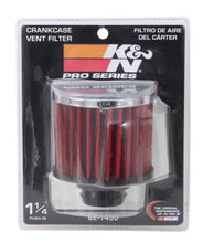 Load image into Gallery viewer, K&amp;N Rubber Base Chrome Top Push-In Crankcase Vent Filter 3in OD x 2-1/2in H. - Additional View 5