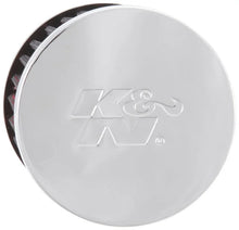 Load image into Gallery viewer, K&amp;N Rubber Base Chrome Top Push-In Crankcase Vent Filter 3in OD x 2-1/2in H. - Additional View 8