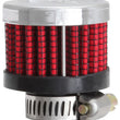 Load image into Gallery viewer, K&amp;N Rubber Base Crankcase Vent Filter - 0.55in Flange ID 1.375in OD 1.125in Height - Back View