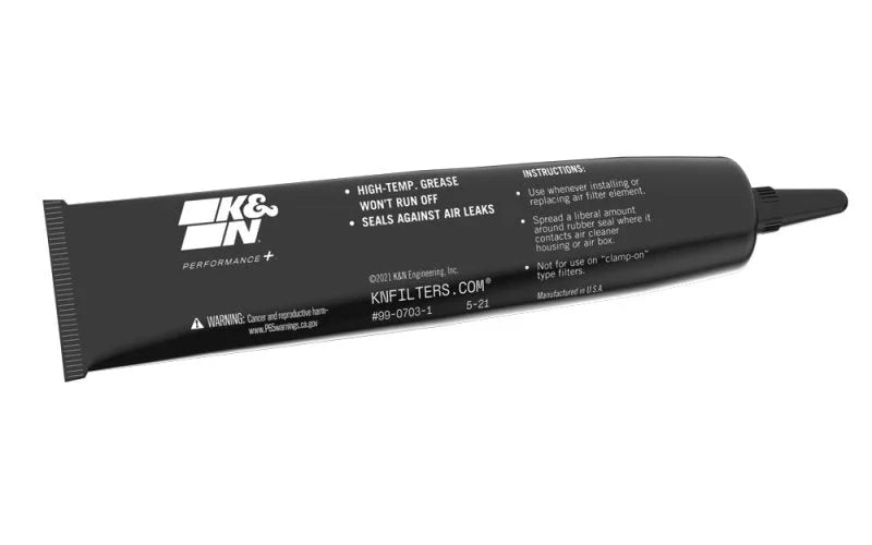 K&N Sealing Grease - 1 oz - Back View