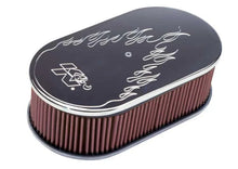 Load image into Gallery viewer, K&amp;N Small Oval Electric Design 2in h - Side View