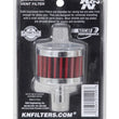 Load image into Gallery viewer, K&amp;N Steel Base Chrome Top Crankcase Vent Filter 1/2in. Vent / 2in. OD / 1-1/2in. Height - Additional View 6