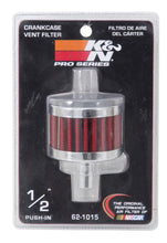 Load image into Gallery viewer, K&amp;N Steel Base Chrome Top Crankcase Vent Filter 1/2in. Vent / 2in. OD / 1-1/2in. Height - Additional View 7