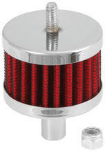Load image into Gallery viewer, K&amp;N Steel Base Crankcase Vent Filter 0.5in Vent OD x 2in OD x 1.5in Height - Main Product View