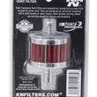 Load image into Gallery viewer, K&amp;N Steel Base Crankcase Vent Filter 0.5in Vent OD x 2in OD x 1.5in Height - Additional View 5