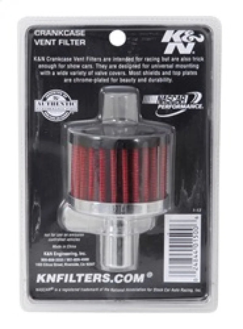 K&N Steel Base Crankcase Vent Filter .625in Vent OD x 2in OD x 1.5in Height - Additional View 6