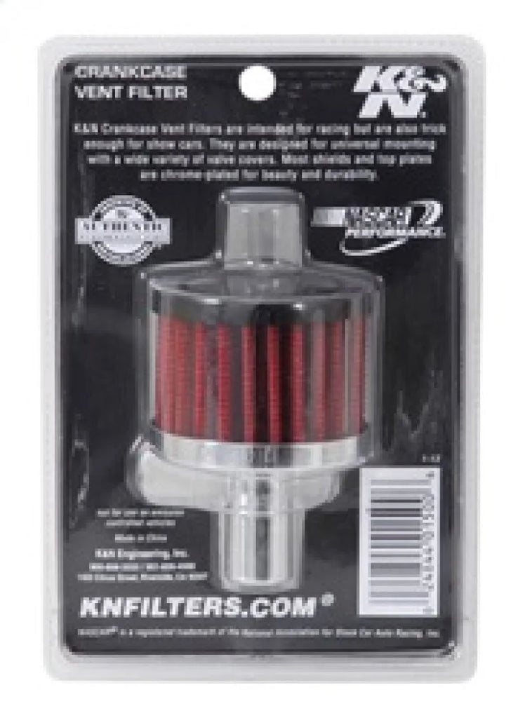 K&N Steel Base Crankcase Vent Filter .625in Vent OD x 2in OD x 1.5in Height - Additional View 6