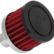 Load image into Gallery viewer, K&amp;N Steel Base Crankcase Vent Filter .75in Vent OD x 2in OD x 1.5in Height - Main Product View