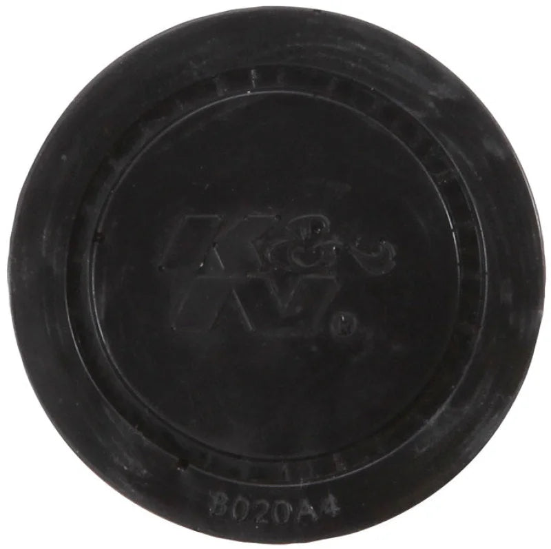K&N Steel Base Crankcase Vent Filter .75in Vent OD x 2in OD x 1.5in Height - Back View