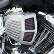 Load image into Gallery viewer, K&amp;N Street Metal Intake System 08-16 Harley Davidson Shaker Silver H/D Touring Models - Back View