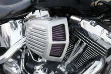 Load image into Gallery viewer, K&amp;N Street Metal Intake System 08-16 Harley Davidson Shaker Silver H/D Touring Models - Back View