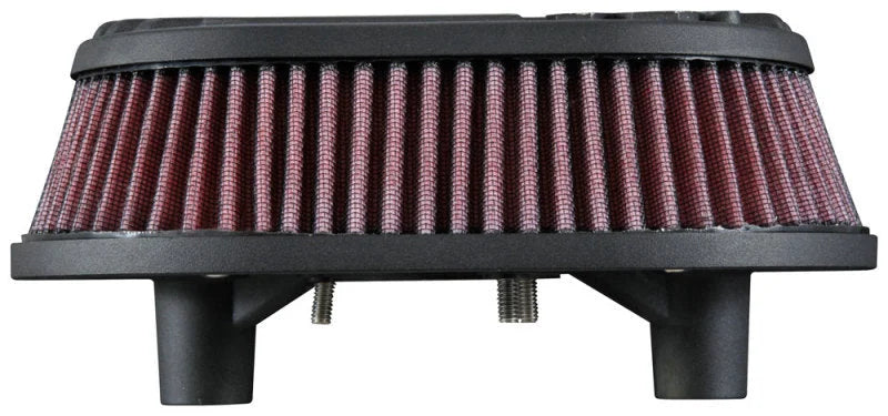 K&N Street Metal Intake System 2017 Harley Davidson Shaker Black H/D Touring Models - Side View