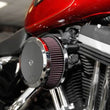 Load image into Gallery viewer, K&amp;N Street Metal Intake System Hammer Chrome for Harley Davidson - Side View