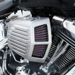 Load image into Gallery viewer, K&amp;N Street Metal Intake System - Shaker Touring 2017 Silver Intake System-Harley Davidson - Side View