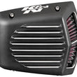 Load image into Gallery viewer, K&amp;N Street Metal Intake System Shaker for 2017 Harley Davidson Touring - Side View