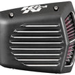 Load image into Gallery viewer, K&amp;N Street Metal Intake System for 01-16 Harley Davidson Softail/Dyna - Shaker Black - Main Product View