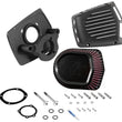 Load image into Gallery viewer, K&amp;N Street Metal Intake System for 01-16 Harley Davidson Softail/Dyna - Shaker Black - Side View