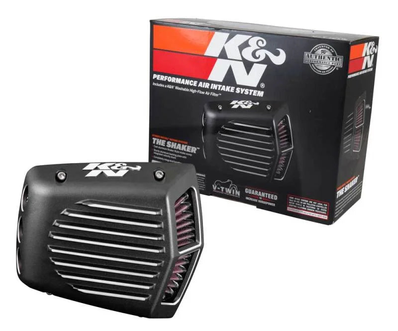K&N Street Metal Intake System for 01-16 Harley Davidson Softail/Dyna - Shaker Black - Additional View 6