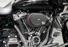 Load image into Gallery viewer, K&amp;N Street Metal Intake System for 02-06 Harley Davidson Road King F/I 88cl Side Draft Dyna/Softail - Installation View