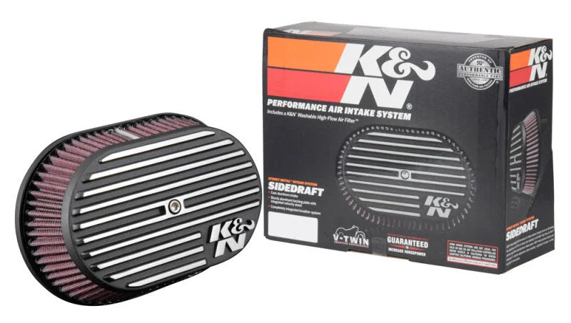 K&N Street Metal Intake System for 02-06 Harley Davidson Road King F/I 88cl Side Draft Dyna/Softail - Additional View 5