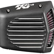 Load image into Gallery viewer, K&amp;N Street Metal Intake System for 08-16 Harley Davidson Touring Models - Shaker Black - Main Product View