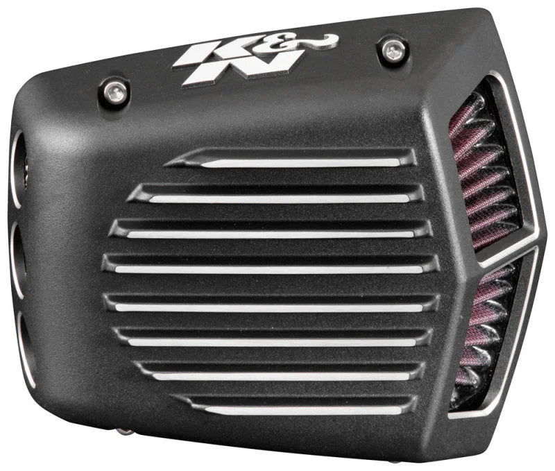 K&N Street Metal Intake System for 08-16 Harley Davidson Touring Models - Shaker Black - Main Product View