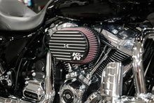 Load image into Gallery viewer, K&amp;N Street Metal Intake System for 12-16 Harley Davidson Road King 103cl Side Draft Touring - Back View