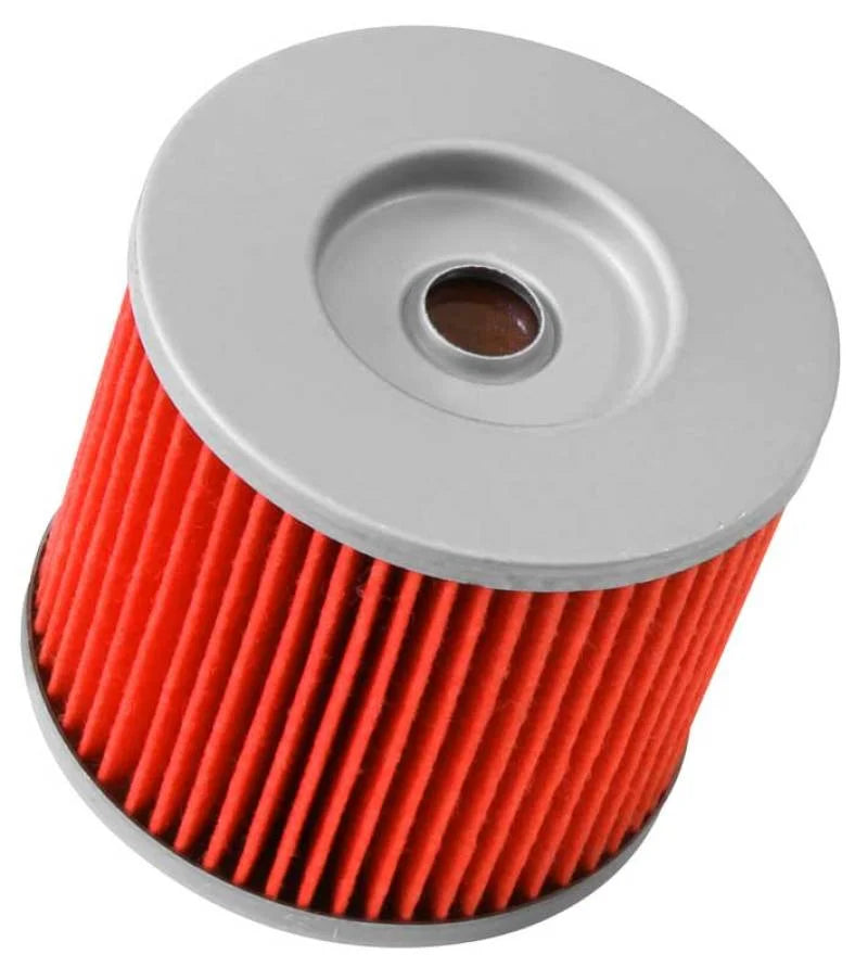 K&N Suzuki 2.844in OD x 2.469in H Oil Filter - Back View