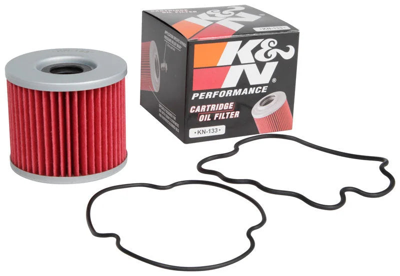 K&N Suzuki 2.844in OD x 2.469in H Oil Filter - Installation View