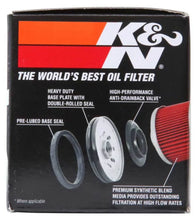 Load image into Gallery viewer, K&amp;N Suzuki / Arctic Cat / Cagiva / Kawasaki / Kymco / Aprilia 2.813in OD x 3.031in H Oil Filter - Side View