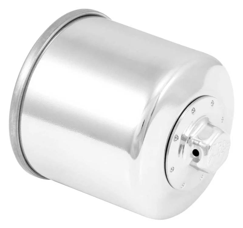 K&N Suzuki / Arctic Cat / Cagiva / Kawasaki / Kymco / Aprilia 2.813in OD x 3.221in H Oil Filter - Side View