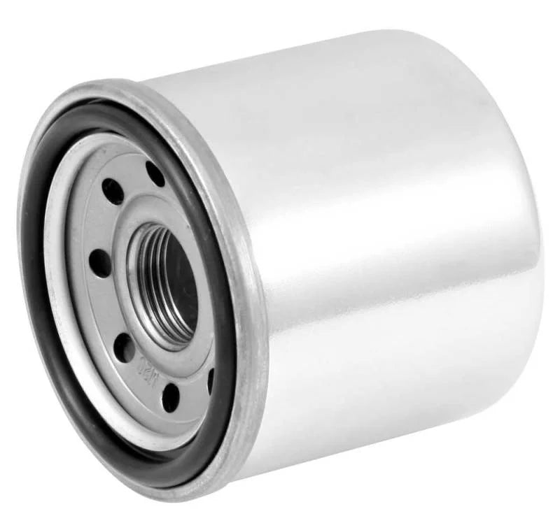 K&N Suzuki / Arctic Cat / Cagiva / Kawasaki / Kymco / Aprilia 2.813in OD x 3.221in H Oil Filter - Back View