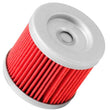 Load image into Gallery viewer, K&amp;N Suzuki / Hyosung 1.75in OD x .5in ID x 1.563in H Oil Filter - Side View