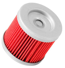 Load image into Gallery viewer, K&amp;N Suzuki / Hyosung 1.75in OD x .5in ID x 1.563in H Oil Filter - Side View