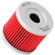 Load image into Gallery viewer, K&amp;N Suzuki / Hyosung 1.75in OD x .5in ID x 1.563in H Oil Filter - Back View