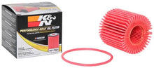 Load image into Gallery viewer, K&amp;N Toyota / Lexus / Scion 1.50in OD x 2.25in H Oil Filter - Back View