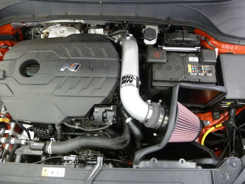 K&N Typhoon 2022 Hyundai Kona N L4-2.0L F/I Turbo Performance Air Intake System - Side View