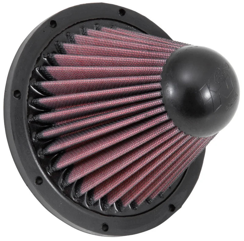 K&N Unique Custom Air Filter Tapered Conical 170mm Base OD x 60mm Top OD x 124mm Height - Side View