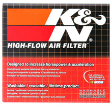Load image into Gallery viewer, K&amp;N Univ Clamp-On Air Filter - 1-3/4in FLG O/S 4in X 3in B 3in X 2in T 2-3/4inH OVAL - Back View