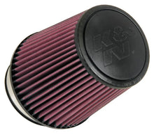 Load image into Gallery viewer, K&amp;N Univ Rubber Round Tapered Filter 4.375in Flg ID/10 Deg Flg Angle 6in B OD/4.625in T OD/6.5in H - Main Product View