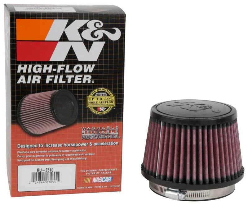 K&N Universal 4 Inch Filter - Installation View