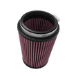 Load image into Gallery viewer, K&amp;N Universal 4in Flange x 5-3/8in Base x 4in Height High flow Air Filter - Side View