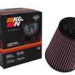 Load image into Gallery viewer, K&amp;N Universal 4in Flange x 5-3/8in Base x 4in Height High flow Air Filter - Back View