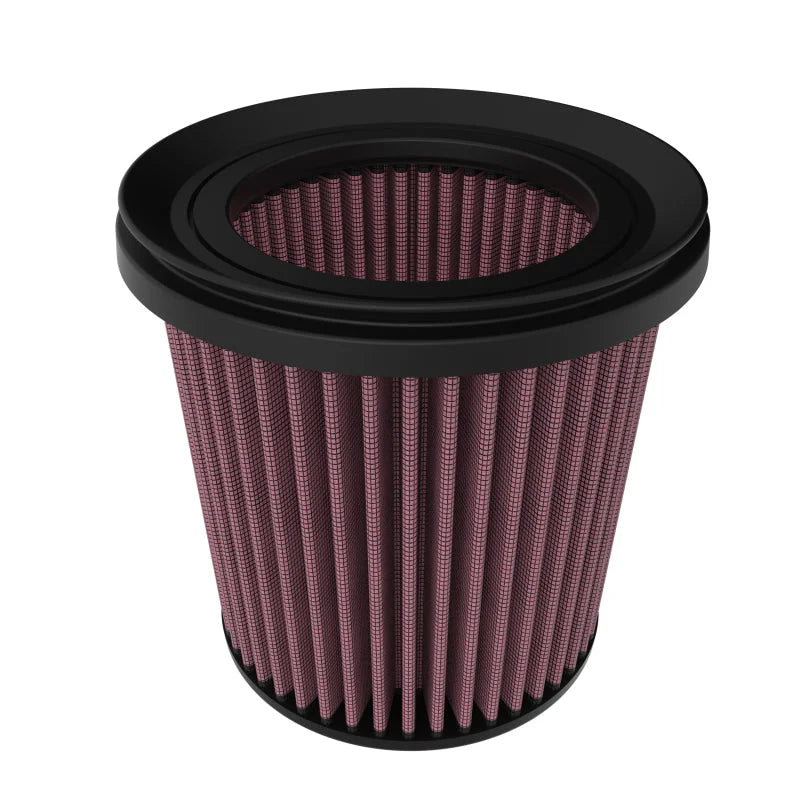 K&N Universal 4in Flange x 6-17/32in Base x 6-3/4in Height Clamp-On Air Filter - Side View