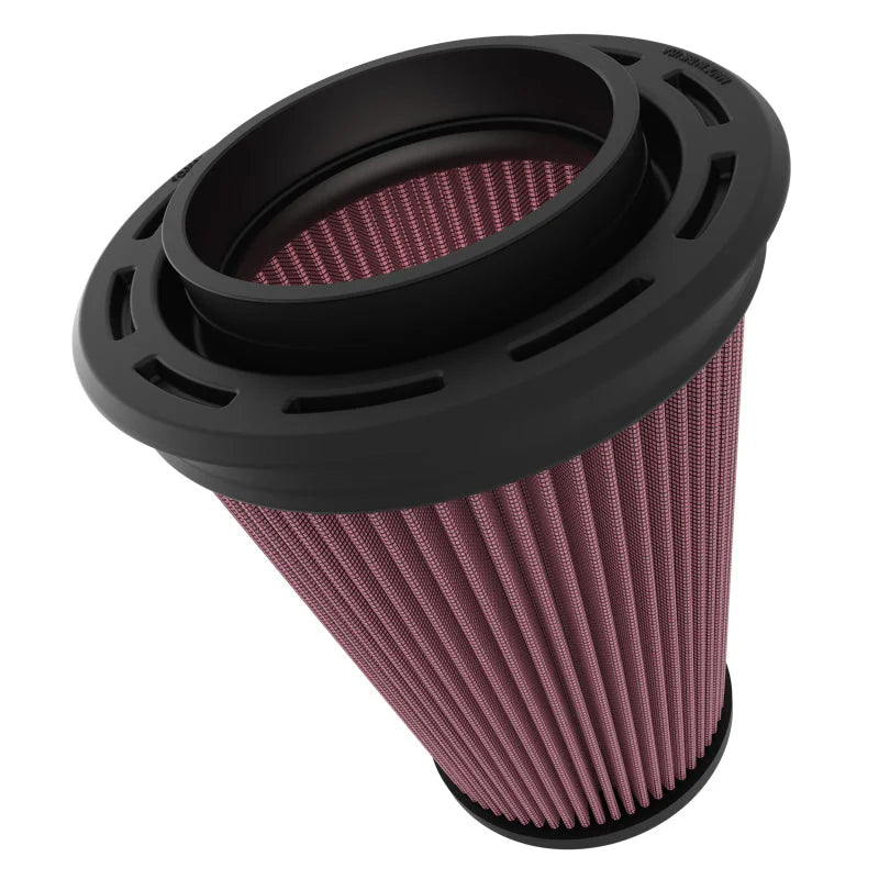 K&N Universal 5in Flange x 8-1/2in Base x 5in Height High flow Air Filter - Side View