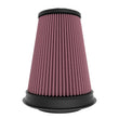 Load image into Gallery viewer, K&amp;N Universal 5in Flange x 8-1/2in Base x 5in Height High flow Air Filter - Installation View