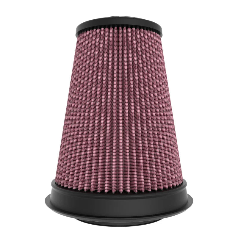 K&N Universal 5in Flange x 8-1/2in Base x 5in Height High flow Air Filter - Installation View
