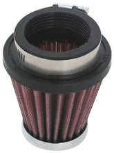 Load image into Gallery viewer, K&amp;N Universal Air Filter 1-13/16in FLG / 3in Bottom / 2in Top / 3in Height - Back View
