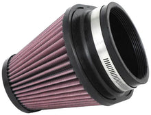 Load image into Gallery viewer, K&amp;N Universal Air Filter 100mm Flange / 174mmX 134mm Base / 114mmX 82mm Top / 127mm Height - Side View
